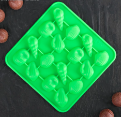 Молд 16 ячеек "Ракушки" 17,3х17,3х1,5 см Изображение Молд 16 ячеек "Ракушки" 17,3х17,3х1,5 см